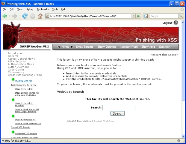 OWASP ModSecurity Securing WebGoat Section 2 SS4.jpg