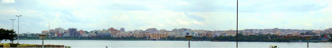 Panorama of Hyderabad, as seen from the Hussain Sagar lake. Source: https://en.wikipedia.org/wiki/Hyderabad#/media/File:Hydskyline.jpg