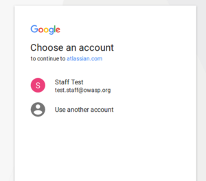 Being prompted to login with G Suite identity for staff